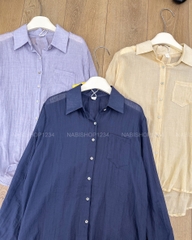 S20 Áo Sơ Mi Số 321-D 6038 TD Đũi Trơn