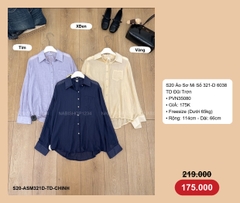 S20 Áo Sơ Mi Số 321-D 6038 TD Đũi Trơn