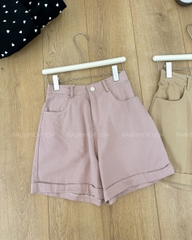 S20 Quần Short Số 151-B 1212 Kaki Lật Lai LT New