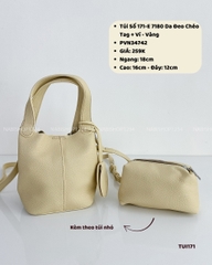 Túi Số 171-E 7180 Da Đeo Chéo Tag + Ví