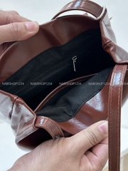 Túi Số 175-E 9916 Da 2 Dây Trơn Nắp Gập