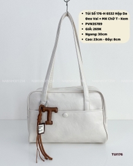Túi Số 176-H 6532 Hộp Da Đeo Vai + MK Chữ T