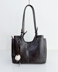 Túi Số 178-H 8668 Da 3 Ngăn + MK Kem