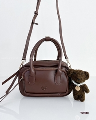 Túi Số 180-H Đeo Chéo Da Chio + MK Gấu