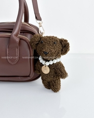 Túi Số 180-H Đeo Chéo Da Chio + MK Gấu