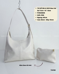 Túi Số 183-H 3031 Đeo Vai Da Trơn + Ví