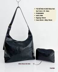 Túi Số 183-H 3031 Đeo Vai Da Trơn + Ví