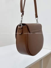 Túi Số 184-E 3119 Đeo Chéo Trơn Nắp Gập