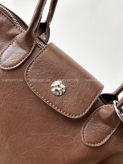 Túi Số 186-H Da Nắp Gập + MK Gấu