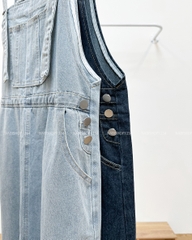 Yếm Số 47-D 7729 Váy Jean Viền Chỉ