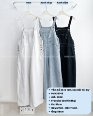 Yếm Số 46-D 160 Jean Dài Túi Bự