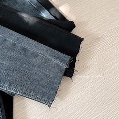 (SC99K) 1105 Quần Jean Ôm Sticker Mặt Cười