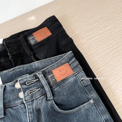 (SC99K) 1105 Quần Jean Ôm Sticker Mặt Cười