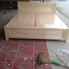 Giường gỗ ngủ gỗ sồi 1m8 x2m dát phản