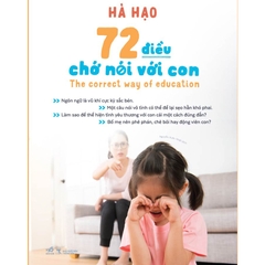 72 Điều Chớ Nói Với Con 89k - Nhã Nam