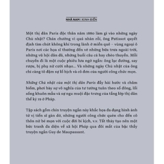 Những Chủ nhật của một thị dân Paris (GUY De MAUPASSANT) 129k - (Nhã Nam)