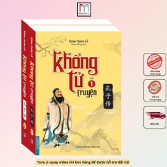 Khổng Tử truyện trọn bộ 2 tập (bìa mềm) tặng kèm hộp - Khúc Xuân Lễ 280k - MT