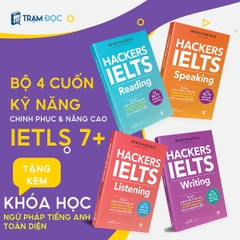 Combo 4 cuốn Hackers IELTS (mới) 996k - AlphaBooks - Combo Hackers IELTS (4 cuốn) 906,000 - Combo Hackers IELTS (4 cuốn) 876,000