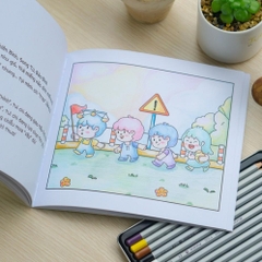 Vũ trụ sắc màu - Cuộc phiêu lưu của 12 chòm sao (Sách tô màu) 68k - AZ