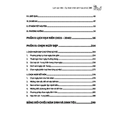 Lịch Vạn Niên Dự Đoán Nhân Sinh Họa Phúc 2025-2040 - Bìa Mềm 145k - Minh Thắng