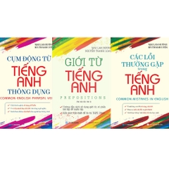 Sách Combo 3 Cuốn Cụm Động Từ, Giới Từ, Các Lỗi Thường Gặp Trong Tiếng Anh - ZenBooks
