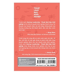 Thuật lãnh đạo khởi nghiệp -120000đ -Sài Gòn Books -Khởi nghiệp