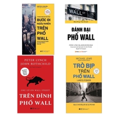Combo 4c: Bước Đi Ngẫu Nhiên Trên Phố Wall + Trên Đỉnh Phố Wall + Đánh Bại Phố Wall + Trò Bịp Trên Phố Wall - AlphaBooks - 886k