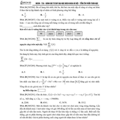 Tổng ôn toán tư duy Bách Khoa Hà Nội TSA - Moonbook