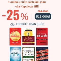 COMBO 6 CUỐN SÁCH LÀM GIÀU CỦA NAPOLEON HILL