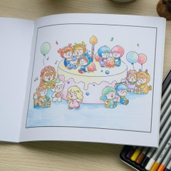 Vũ trụ sắc màu - Cuộc phiêu lưu của 12 chòm sao (Sách tô màu) 68k - AZ