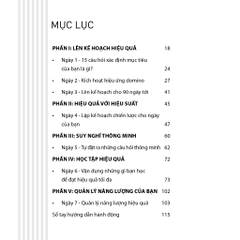 Hiệu suất đỉnh cao - Kế hoạch 7 ngày chinh phục mọi mục tiêu 73k - YM