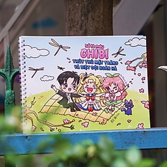 Sổ Tô Màu Chibi: Thủy Thủ Mặt Trăng Và Biệt Đội Ngân Hà 89k - AZ