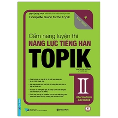 Cẩm Nang Luyện Thi Năng Lực Tiếng Hàn TOPIK II Intermediate - Advanced (Tặng Kèm QR) 288k - first news