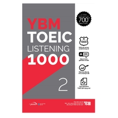 YBM TOEIC Listening 1000 Tập 2: 259k Mục Tiêu Đạt 700+ Điểm TOEIC - AlphaBooks