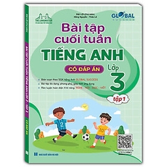 GLOBAL SUCCESS - Bài tập cuối tuần tiếng anh lớp 3 tập 1 (Có đáp án) 89k - MT