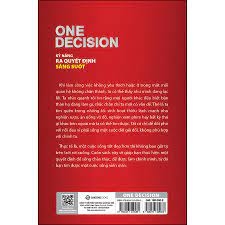 One Decision - Kỹ năng ra quyết định sáng suốt -180000đ -Sài Gòn Books -Kỹ năng