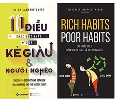 10 Điều khác biệt nhất giữa kẻ giàu và người nghèo 99k  - AlphaBooks