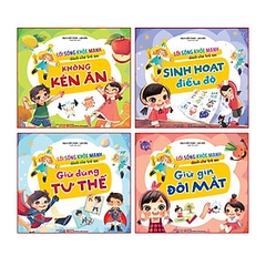 Sách: Combo Lối Sống Khỏe Mạnh Dành Cho Trẻ Em (Bộ 4 Cuốn) 120k Minh Long