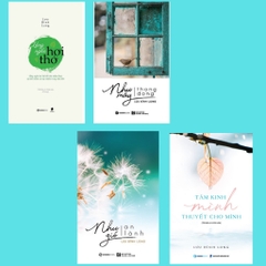 Combo 4Q : Lắng nghe hơi thở, Như mây thong dong, Như gió an lành, Tâm kinh mình thuyết cho mình - Lưu Đình Long - Sài Gòn Books