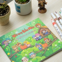 Vũ trụ sắc màu - Cuộc phiêu lưu của 12 chòm sao (Sách tô màu) 68k - AZ