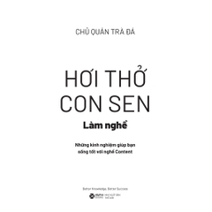 Hơi thở con Sen: Học nghề - Làm nghề - AlphaBooks - 199k