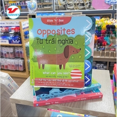 Tương tác Song Ngữ Việt Anh Slide And See Opposites: Từ Trái Nghĩa - Tân Việt 75k