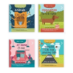 Tương tác Song Ngữ Việt Anh Slide And See Opposites: Từ Trái Nghĩa - Tân Việt 75k