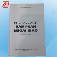 Phong cách đàm phán ngoại giao - NXB Chính Trị QG Sự Thật 84k