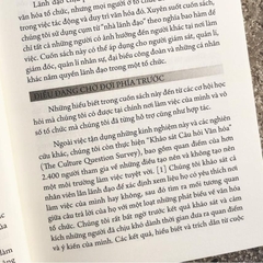 Văn Hóa Trong Tổ Chức - Cách Để Tạo Ra Một Nơi Mà Mọi Người Thích Làm Việc - Minh Long 110k