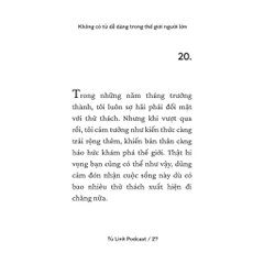 Không Có Từ Dễ Dàng Trong Thế Giới Người Lớn - TimeBooks 68k