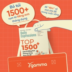 Top 1500+ Cụm Từ Tiếng Anh Thông Dụng Theo Chủ Đề (AlphaBooks) 159k