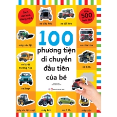 119_100 phương tiện di chuyển đầu tiên của bé - Sách dán hình thông minh