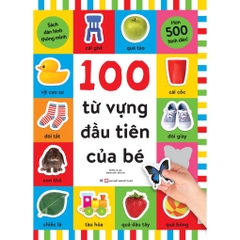 119_100 từ vựng đầu tiên của bé - Sách dán hình thông minh