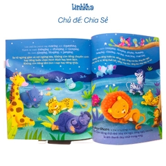 Bộ Sách Song Ngữ Truyện Kể Trước Khi Đi Ngủ: Chia Sẻ + Hạnh Phúc + Yêu Thương + Tự Tin - Tân Việt